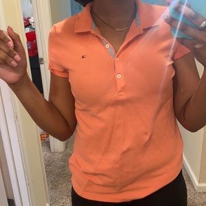 tommy hilfiger peach shirt